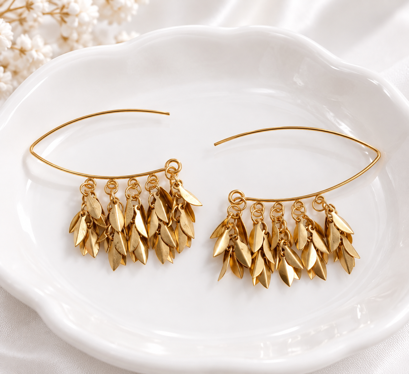Lush Leaf Earrings