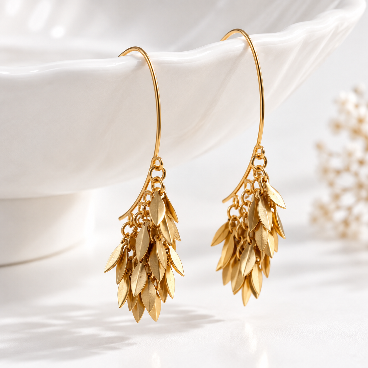 Lush Leaf Earrings