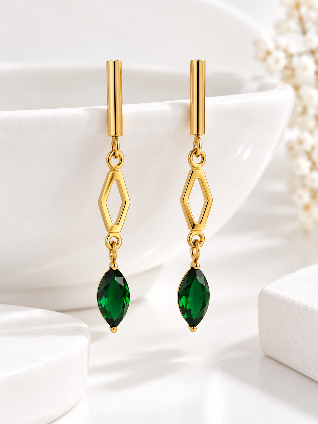 Emerald Muse Earrings