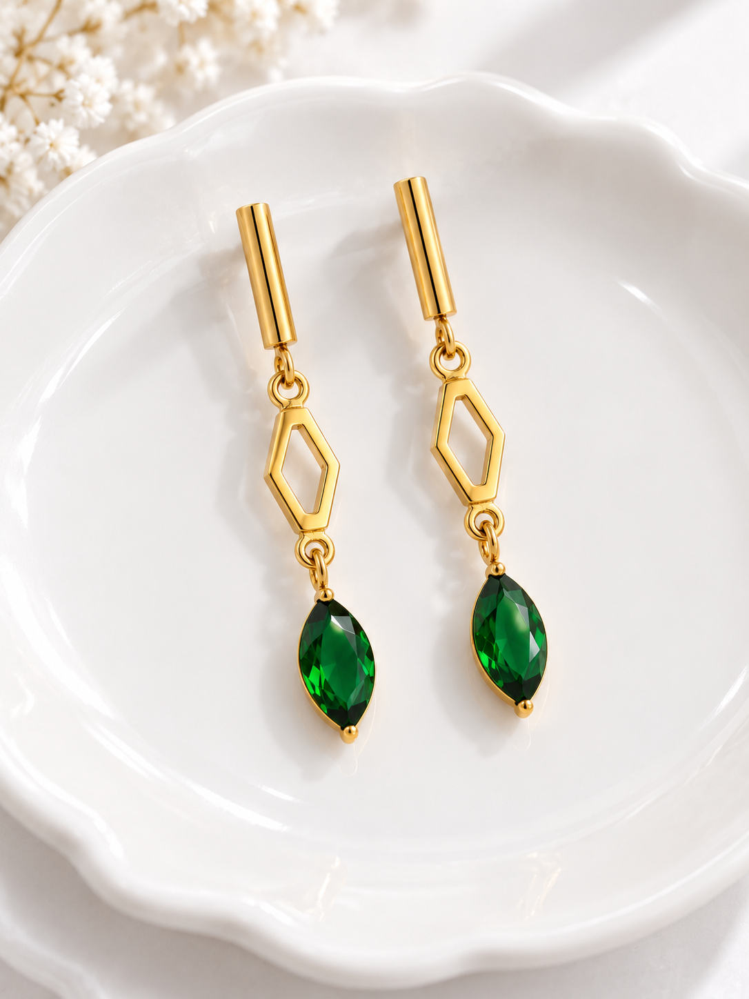 Emerald Muse Earrings