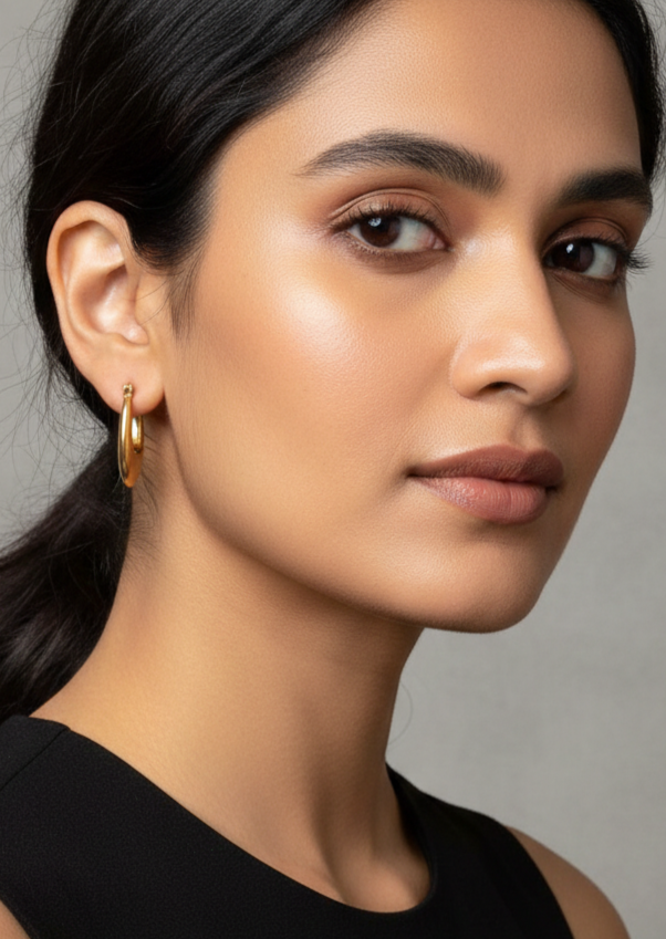 Golden Embrace Hoops