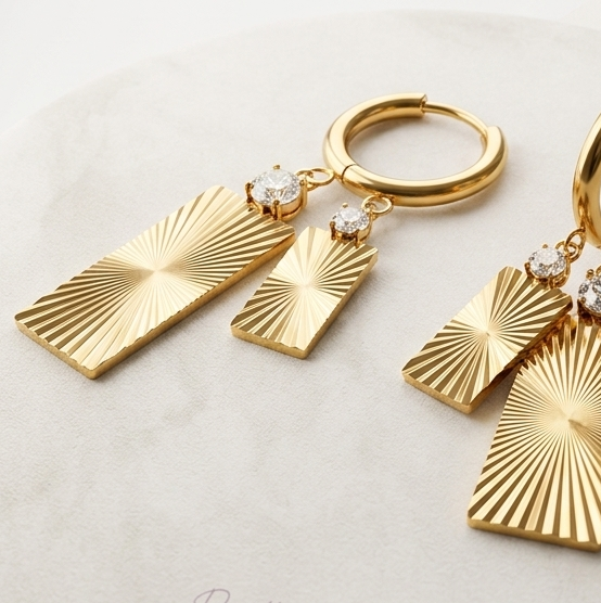 Sunray Luxe Hoops