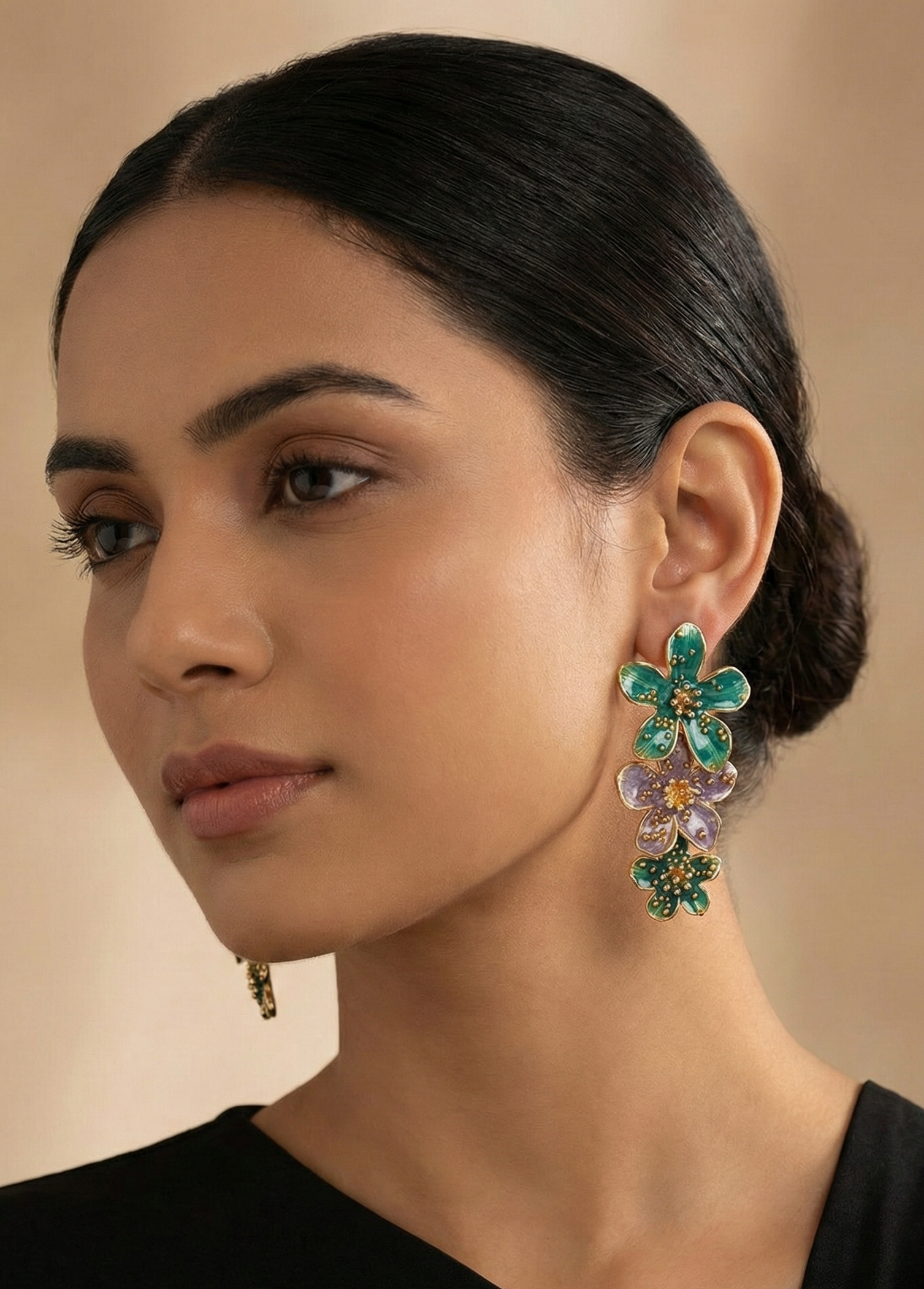 Teal & Lavender Floral