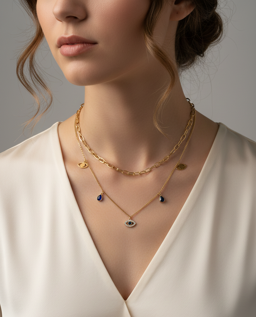 The Azure Guardian Neckpiece