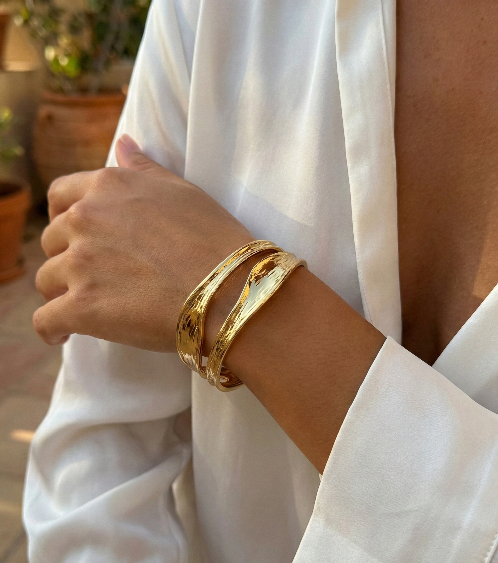 Gilded Drift Cuff