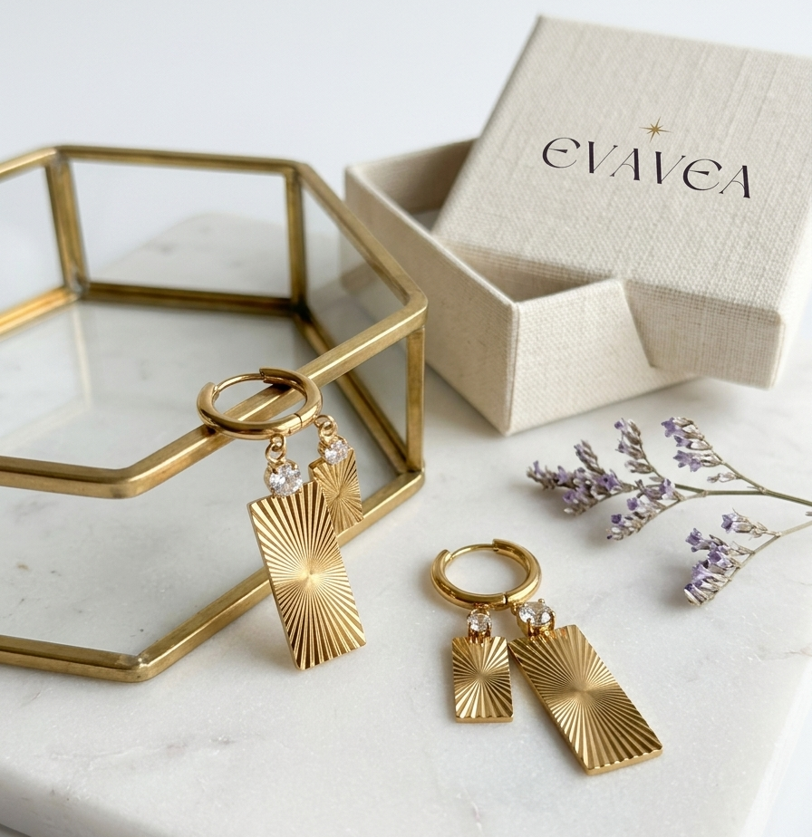 Sunray Luxe Hoops