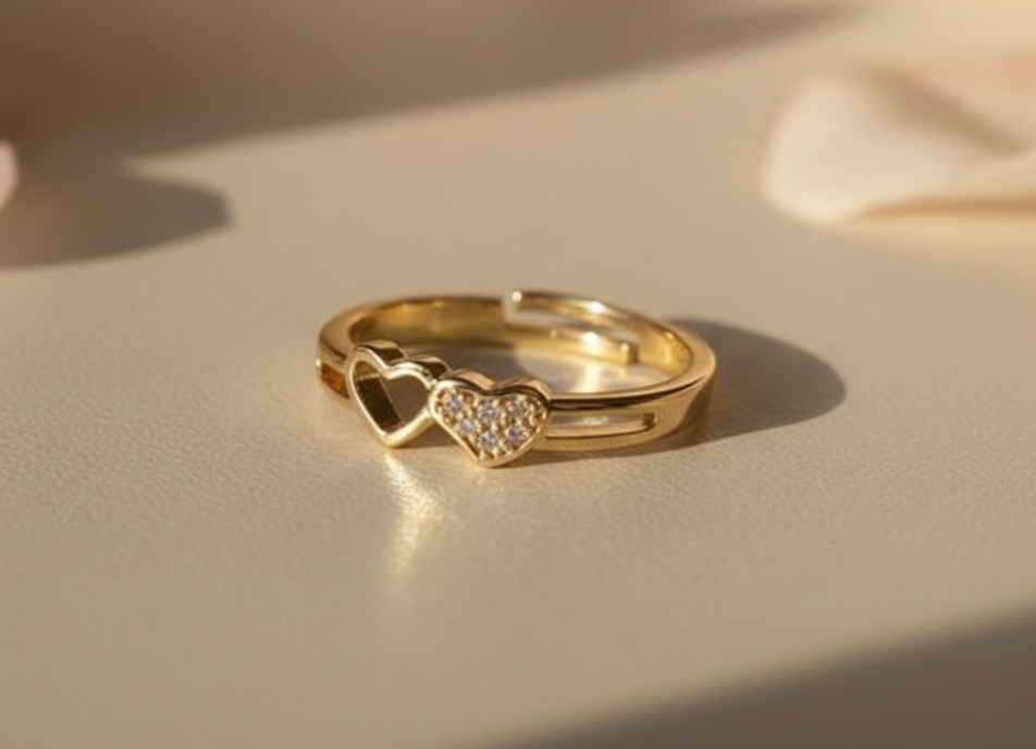 Linked Love Ring