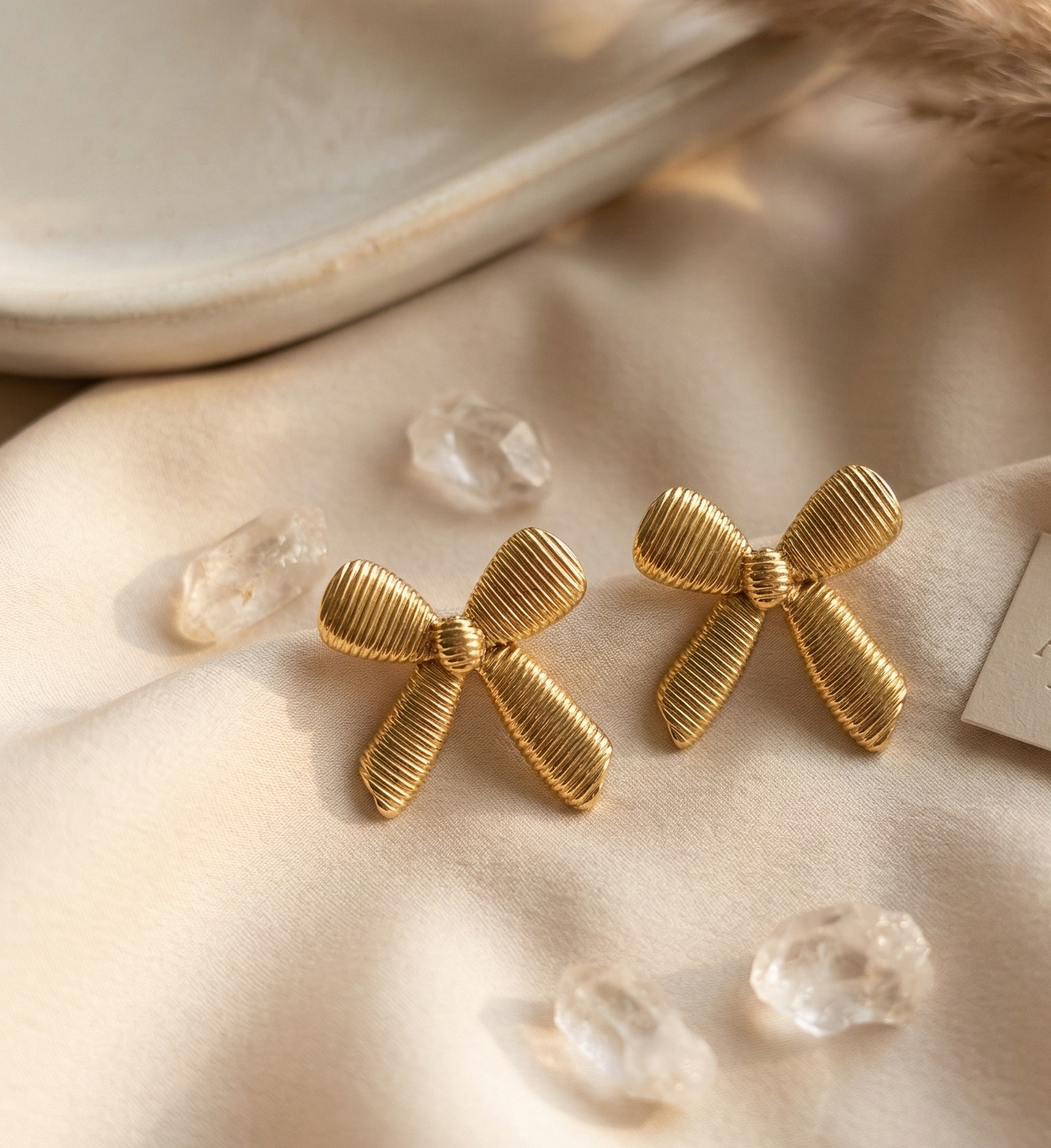 Twirl Bow Earrings
