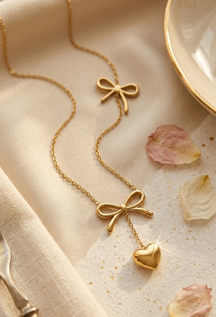Sweetheart Bow Necklace