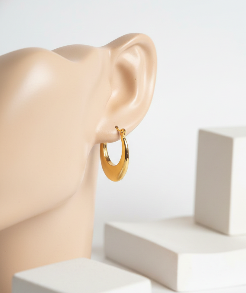 Golden Embrace Hoops
