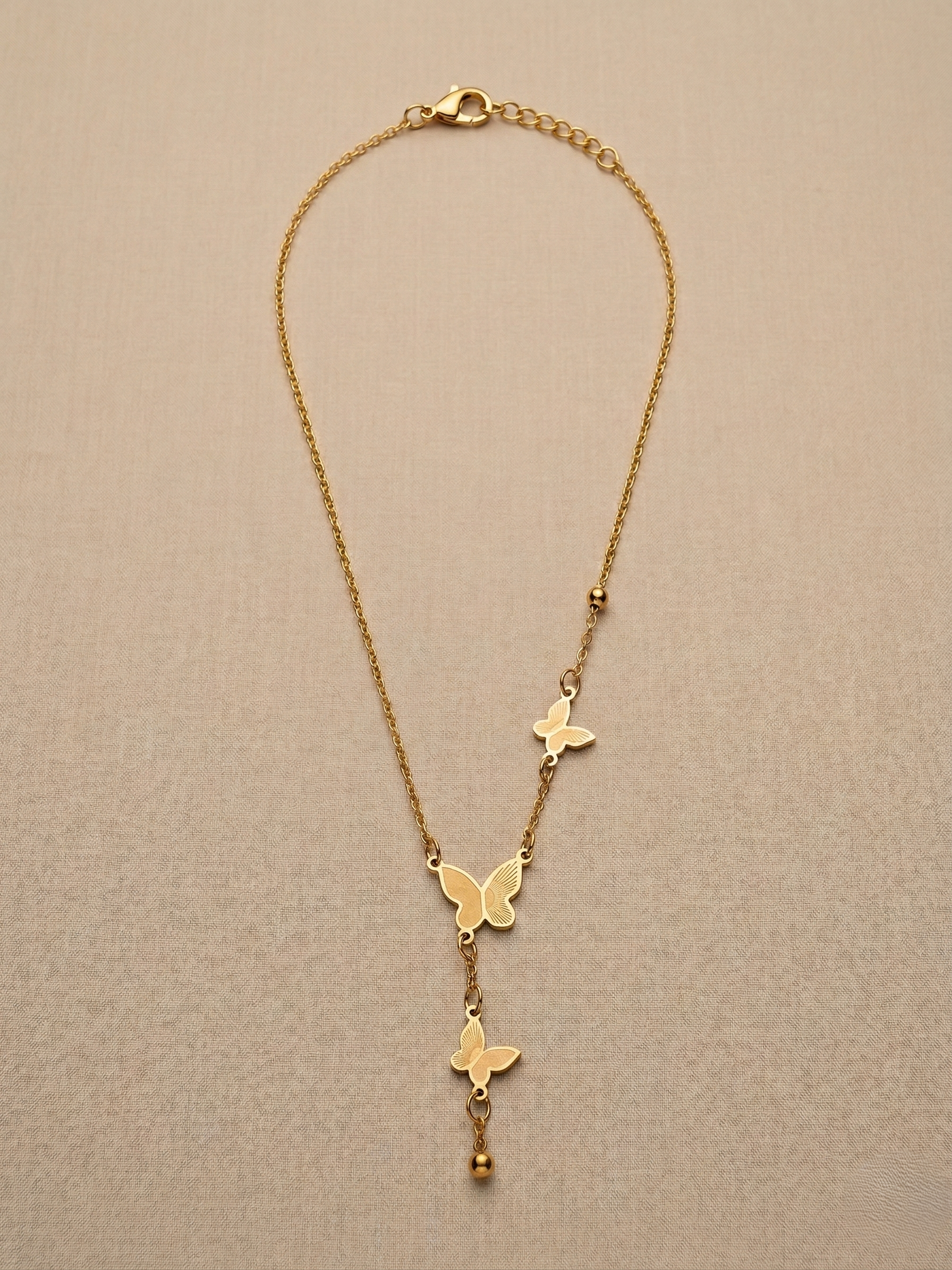 Butterfly Cascade Necklace