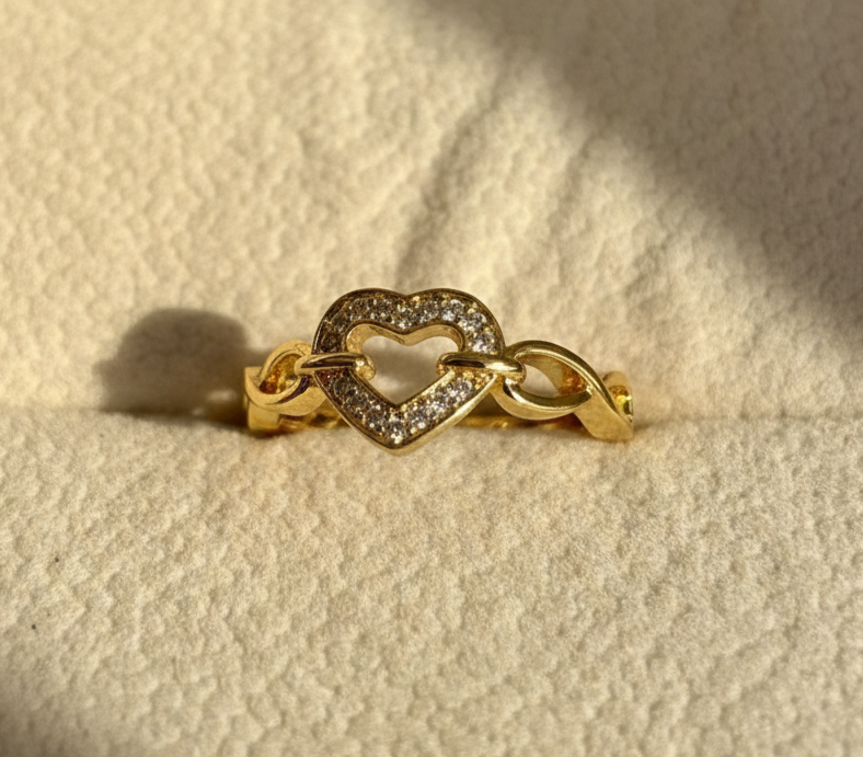 Eternal Heart Link Ring