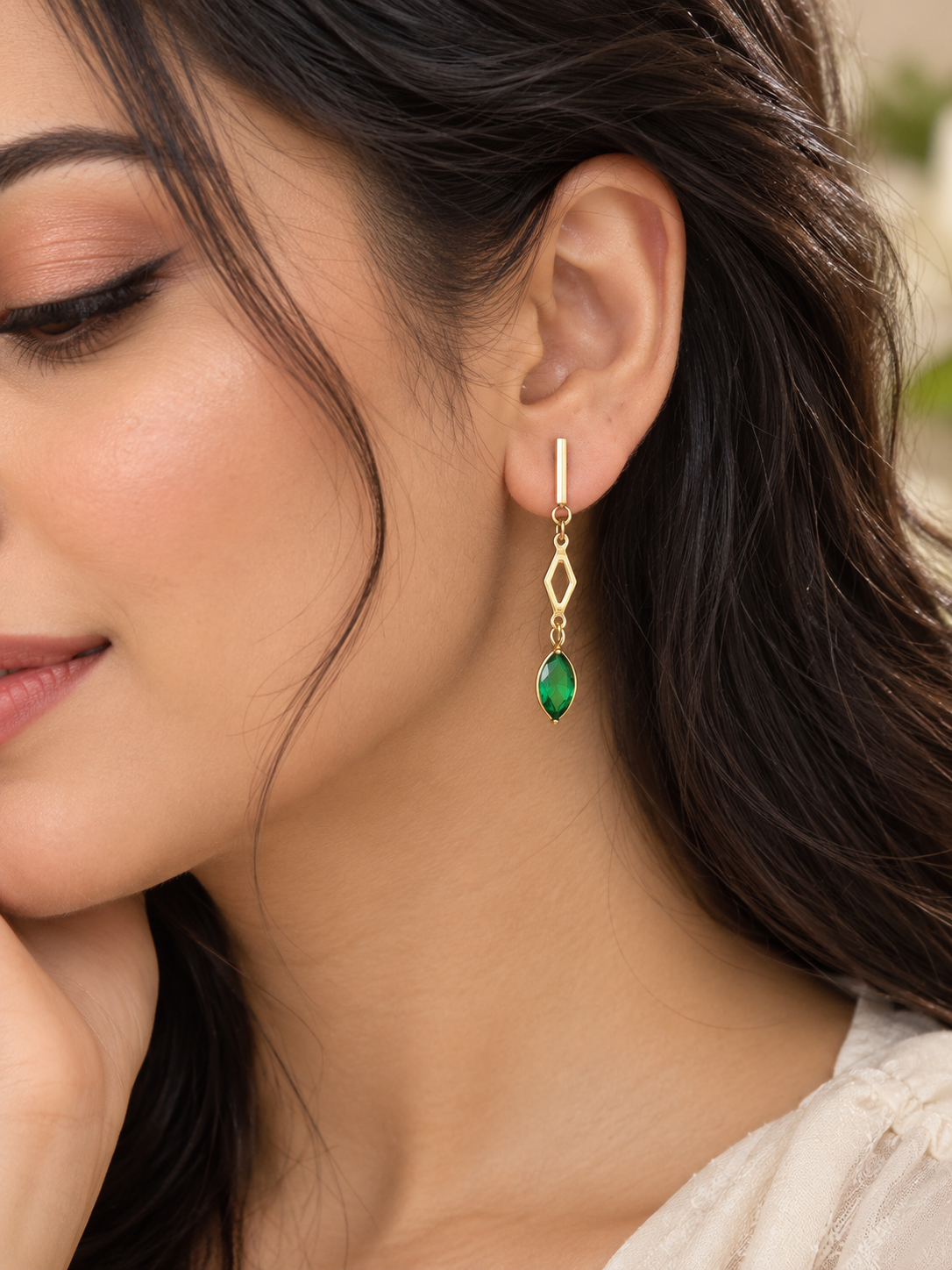 Emerald Muse Earrings